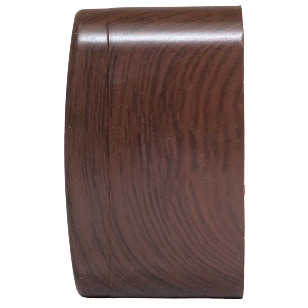 Розетка Phone 1-местная ОП Минск тёмное дерево EKF