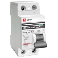 Устройство защитного отключения ВД-100 4P 40А 30мА тип А эл-мех EKF PROxima