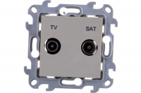 Розетка TV-SAT проходная Simon 24 Harmonie, слоновая кость