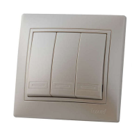 Lezard  Mira  Жемчужно-Бел. Перламутр Выкл. 3-кл. СП 701-3030-109