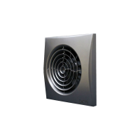 Осевой вытяжной вентилятор с обратным клапаном ERA AURA 4C D 100 dark gray metal 87-986