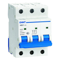 Выкл. автомат.  3П 40A 6кА х-ка D (DB) (R) (CHINT) NB1-63H  NB1-63 