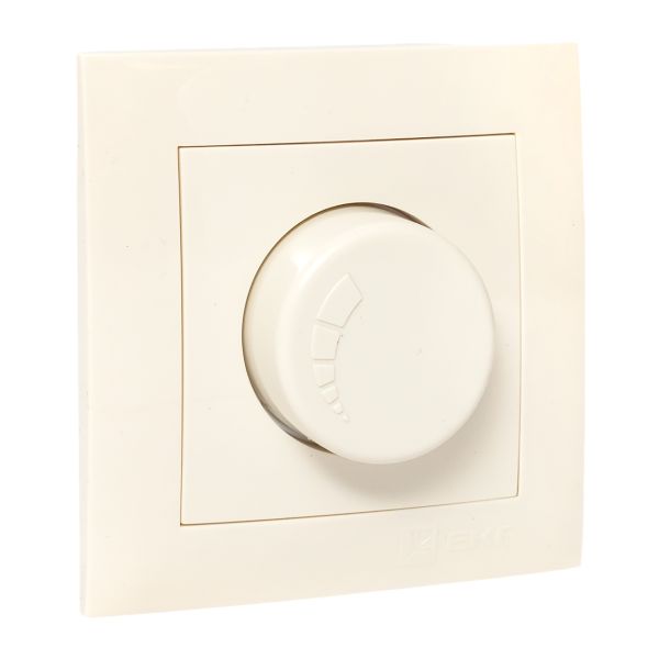 Валенсия светорегулятор 600W 220В кремовый EKF PROxima