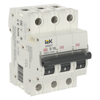 ARMAT Авт. выкл. M06N 3P D 16А IEK