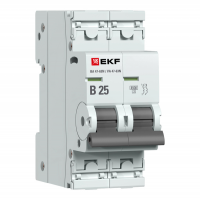 Автоматический выключатель ВА 47-63N 2P 25А (В) 4,5 кА PROXIMA EKF