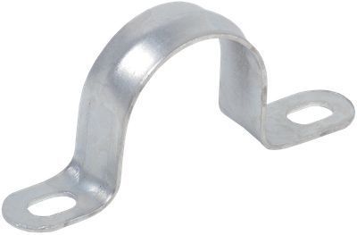 Скоба метал. двухлапковая d12-13mm IEK