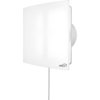 Осевой вытяжной вентилятор ERA QUADRO 5-02, с шнуровым тяговым выключателем, диаметр 123 мм, 90-0642