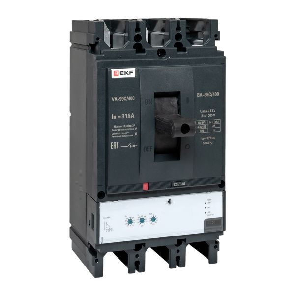 Выключатель автоматический ВА-99C 400/315А 3P 45кА EKF