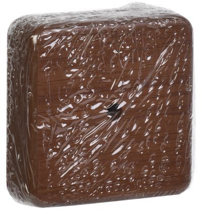 Коробка распаячная КМ41212-05 для открытой проводки безгалогенная (HF) 75х75х20мм дуб (6 клемм 6мм2) IEK