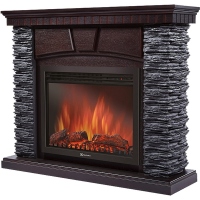 Портал Firelight Porto 25 камень черный, шпон венге НС-1202852