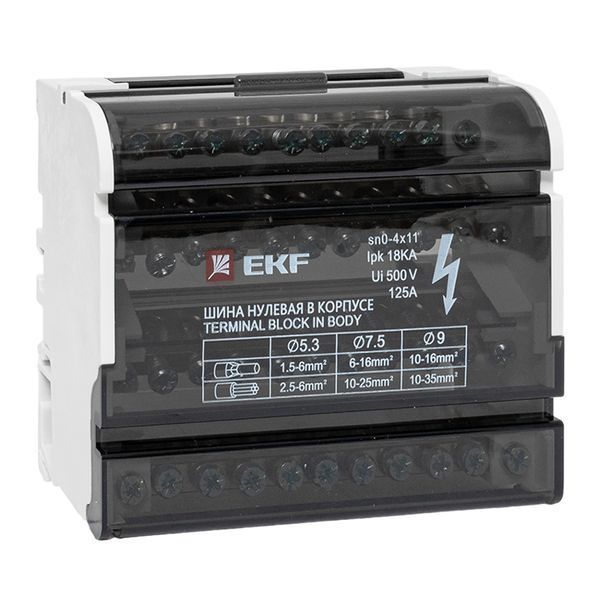 Шина нулевая в корпусе (4x11) EKF PROxima