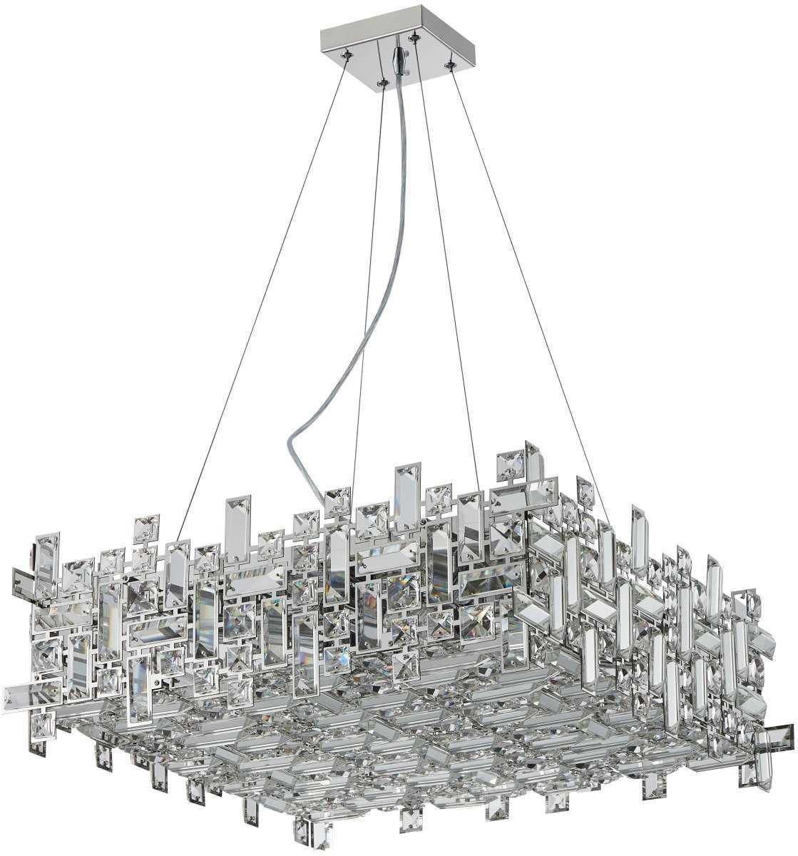 Люстра подвесная хрустальная 2171/09/10P Stilfort, серия Tetrix