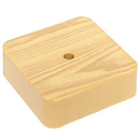 Коробка разветвительная KMP-030-030 (75x75x26) светлое дерево EKF PROxima