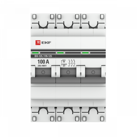 Выключатель нагрузки 3P 100А ВН-125 EKF PROxima