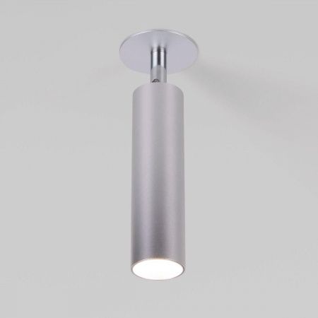 Встраиваемый светодиодный спот Elektrostandard Diffe 25040/Led серебряный a058227