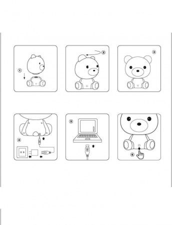 Настольная лампа Lucide Dodo Bear 71590/03/31