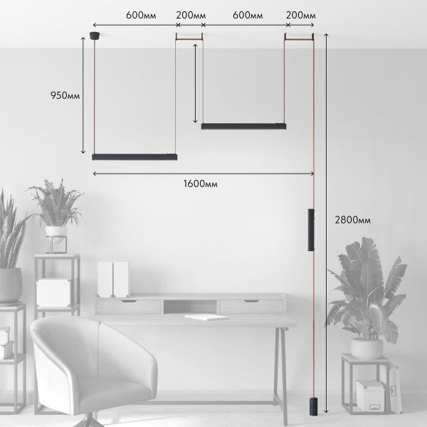 Трековая ременная система Denkirs Belty Set DK55SET18-01-BR