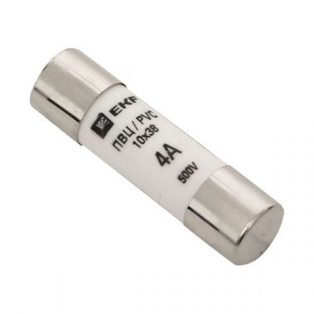 Плавкая вставка цилиндрическая ПВЦ (10x38) 4А EKF