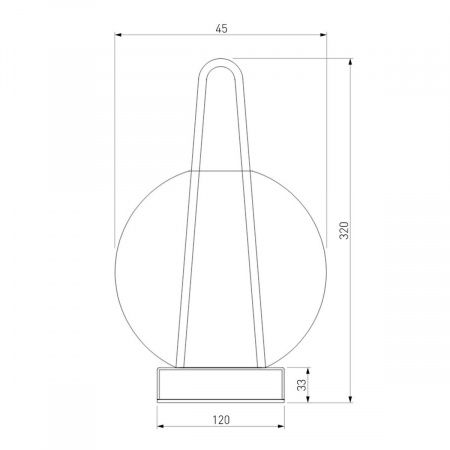 Настольная лампа Eurosvet Frasco 80507/1 синий