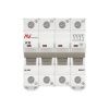 Выключатель автоматический модульный 4п K 10А 6кА AV-6 DC AVERES EKF mcb6-DC-4-10K-av