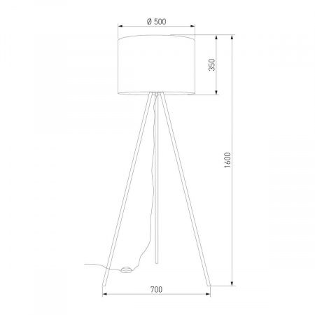 Торшер TK Lighting 16036 Umberto