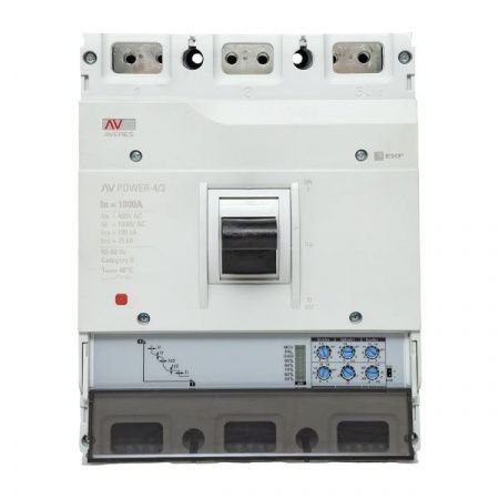 Автоматический выключатель AV POWER-4/4 1000А 100kA ETU2.0 EKF AVERES