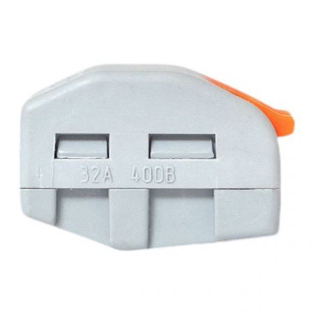 Клемма СМК 222-413 с рычагом 3 отверстия 0,08-2,5(4,0) мм2 EKF PROxima