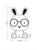 Настольная лампа Lucide Dodo Rabbit 71591/03/66