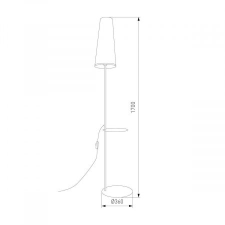 Торшер TK Lighting 5959 Zing
