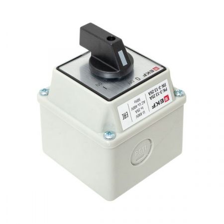 Переключатель кулачковый ПК-3-13 25А 3P "ВКЛ-ВЫКЛ" IP54 EKF PROxima