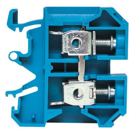 Клемма проходная винтовая JXB 16 мм2 синяя EKF