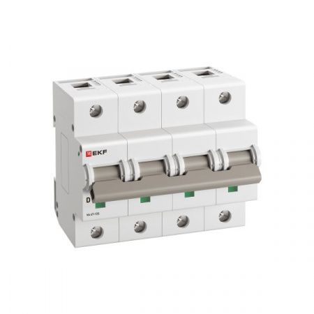 Автоматический выключатель ВА 47-125 4P 100А (D) 15кА PROXIMA EKF