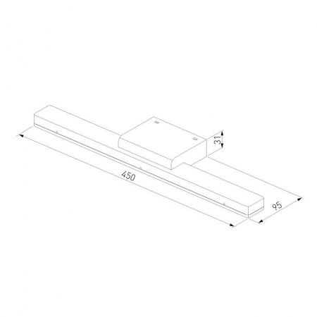 Подсветка для зеркал Elektrostandard Protect LED чёрный MRL LED 1111 a052871
