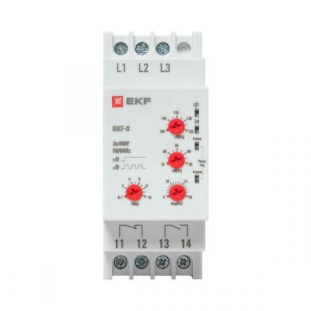 Реле контроля фаз многофункциональное RKF-8 EKF PROxima