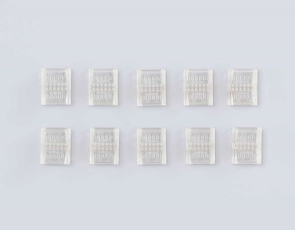 Соединитель прямой AMBRELLA LIGHT ILLUMINATION COB 12/24V для лент 12mm (2 конт.) (10шт. в комплекте) GS6362