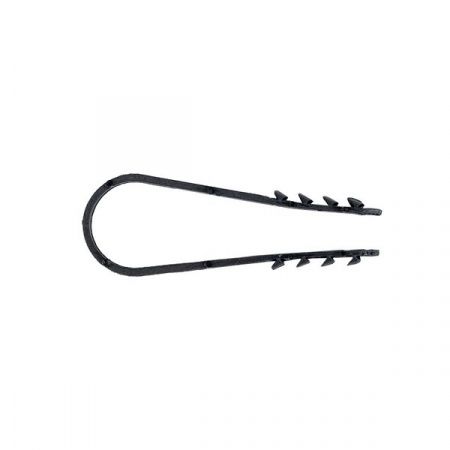 Дюбель-хомут для круглого кабеля (19-25мм) черный (50шт.) EKF PROxima