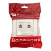 Валенсия розетка RJ-45+RJ11 2-местная белая EKF PROxima