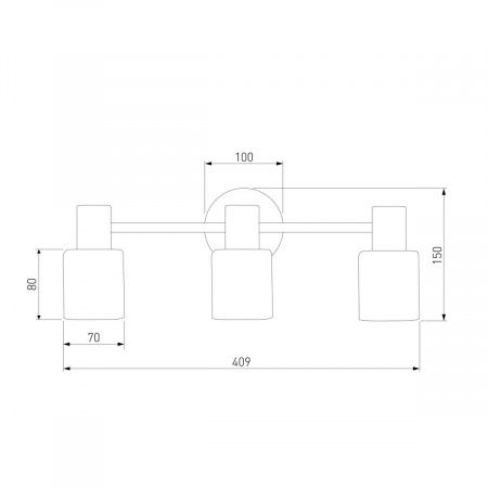 Спот Eurosvet Corso 20089/3 бронза