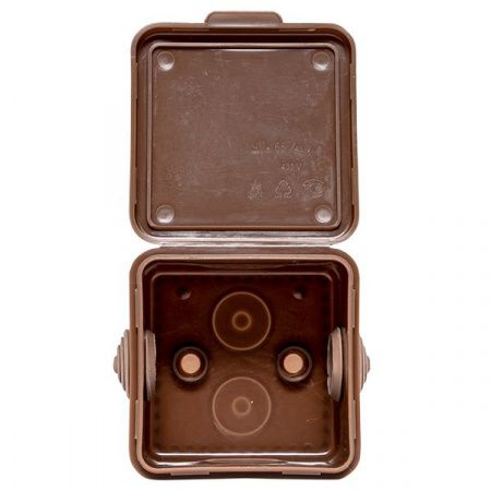 Коробка распределительная КМР-030-036 пылевлагозащитная, 4 мембр.ввода (65x65x50) тёмн. дер. EKF