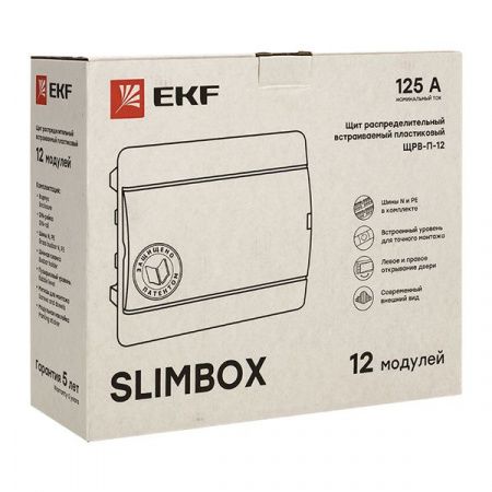 Щит распред. встраиваемый ЩРВ-П-12 "SlimBox" IP41 EKF