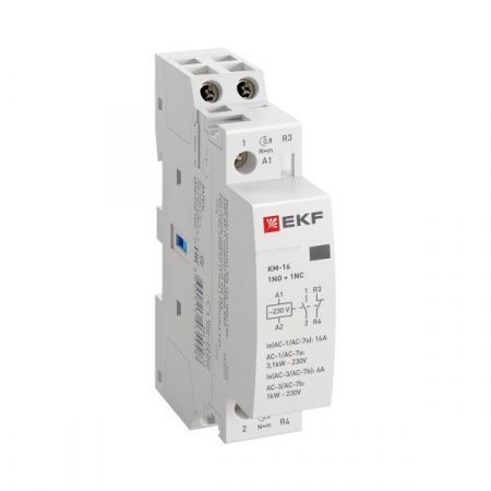 Контактор модульный КМ 16А 1NO+1NC 230В АС (1 мод.) PROXIMA EKF