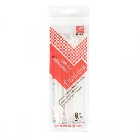 Хомут P6.6 стандартный (б), 2.5x150 (100шт) FlexLock EKF