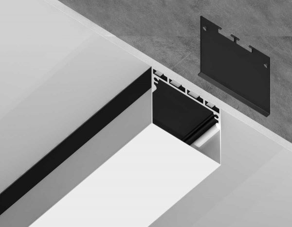 Профиль алюминиевый накладной/подвесной "Profile System" AMBRELLA LIGHT ILLUMINATION GP3070BK