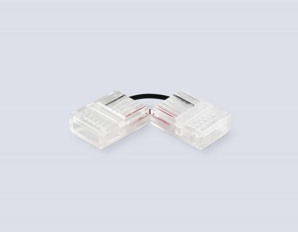 Соединитель угловой AMBRELLA LIGHT ILLUMINATION COB 12/24V для лент 12mm (2 конт.) (10шт. в комплекте) GS6871