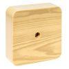 Коробка разветвительная KMP-030-030 (75x75x26) светлое дерево EKF PROxima