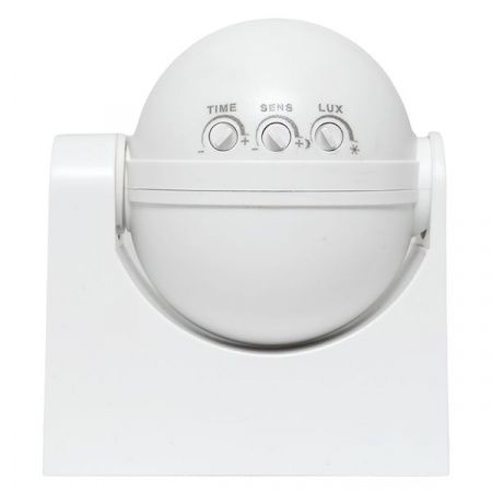 Микроволновый датчик движения бел. 1200Вт 180гр. до 15м IP44 MW-702 EKF PROxima