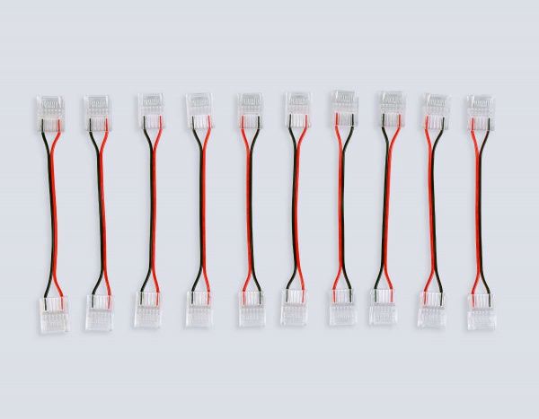 Соединитель гибкий двухсторонний AMBRELLA LIGHT ILLUMINATION COB 12/24V для лент 12mm (2 конт.) (10шт. в комплекте) GS7898
