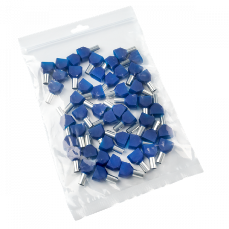 Наконечник штыревой втулочный изолированный НШвИ(2) 16,0-14 (50шт.) EKF PROxima